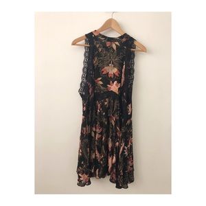 Free People Intimately Lace And Floral Top Dress